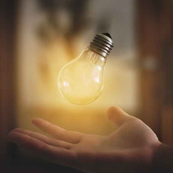 blur bulb close up glass